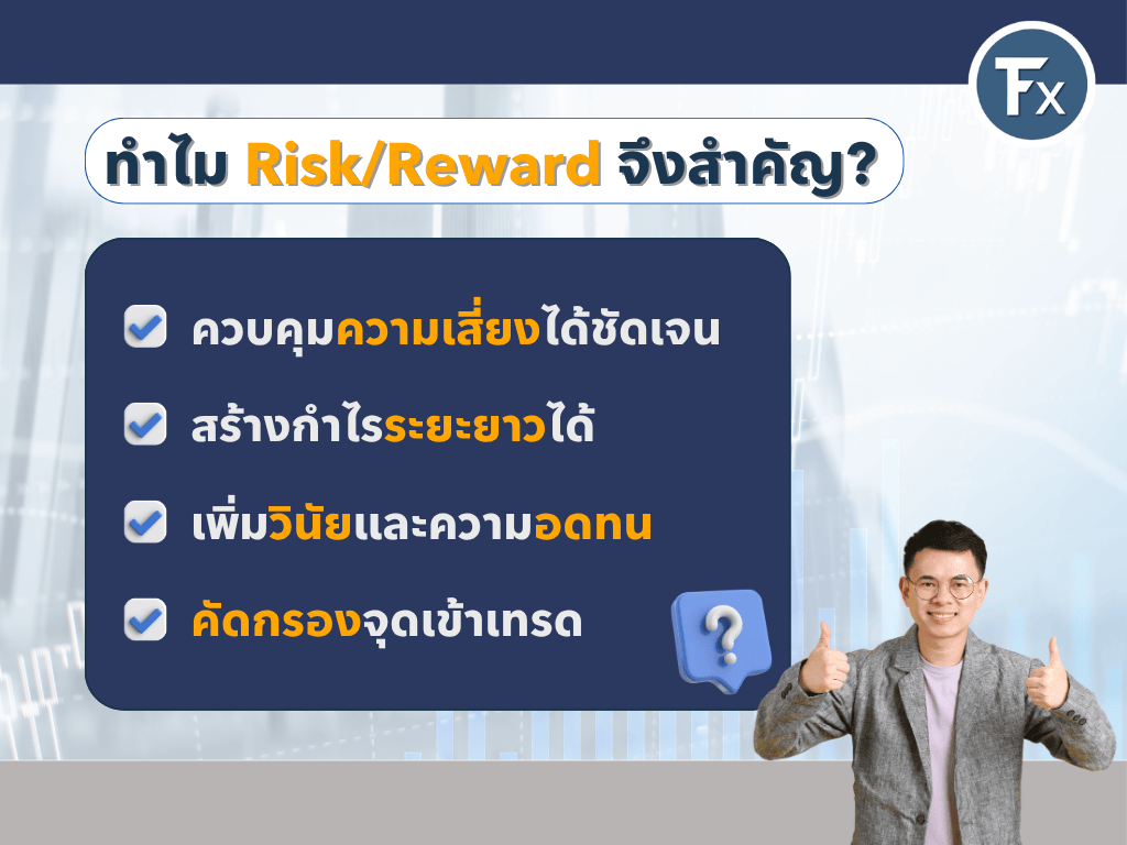 ความสำคัญของ Risk Reward Ratio ต่อการเทรด
