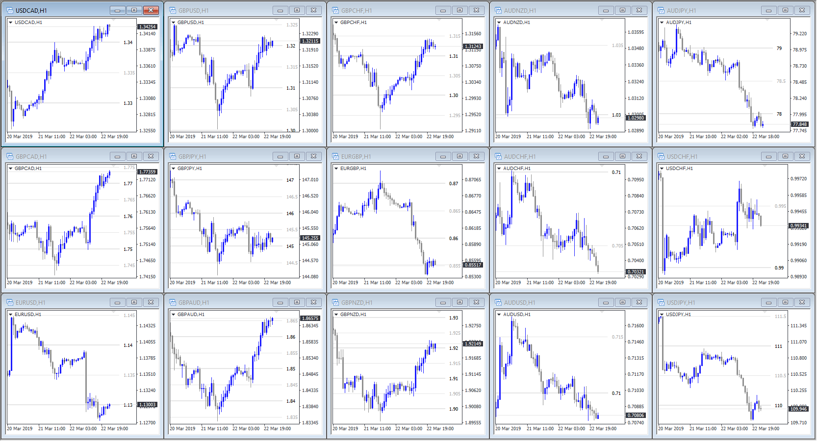 การเทรดหลายคู่เงินพร้อมๆ กัน forex