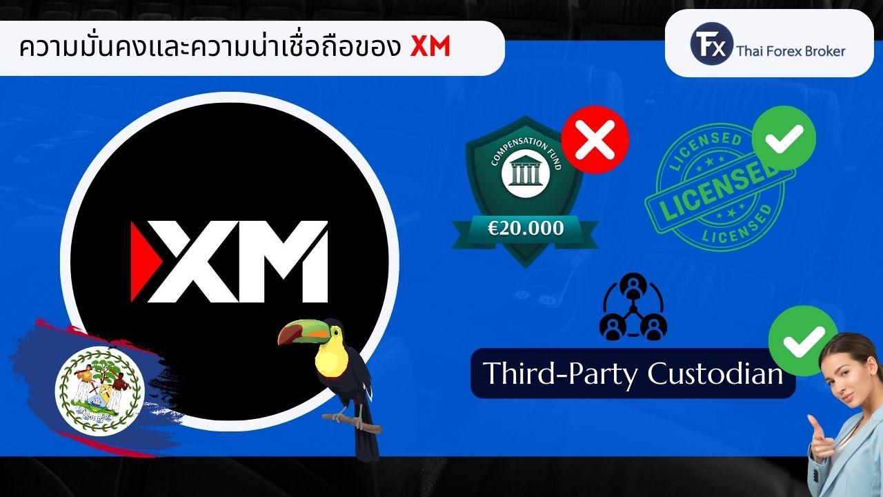 ความมั่นคงและความน่าเชื่อถือของโบรกเกอร์ XM