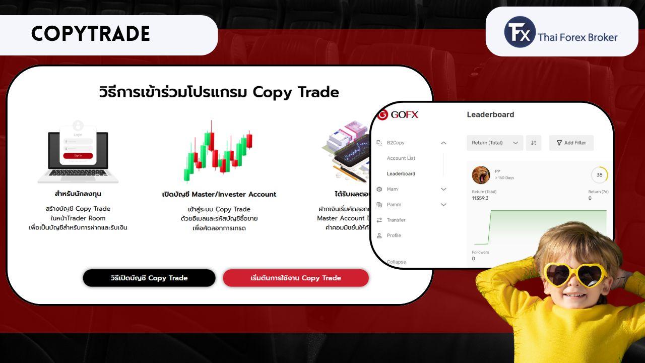 ภาพรวมระบบ Copy Trade ของโบรกเกอร์ Gofx