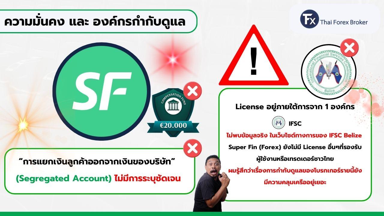 ตรวจสอบใบอนุญาต IFSC และความน่าเชื่อถือของ Super Fin